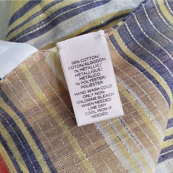 Ann Taylor LOFT Striped Scarf Size 37"×68" - Picture 5 of 6